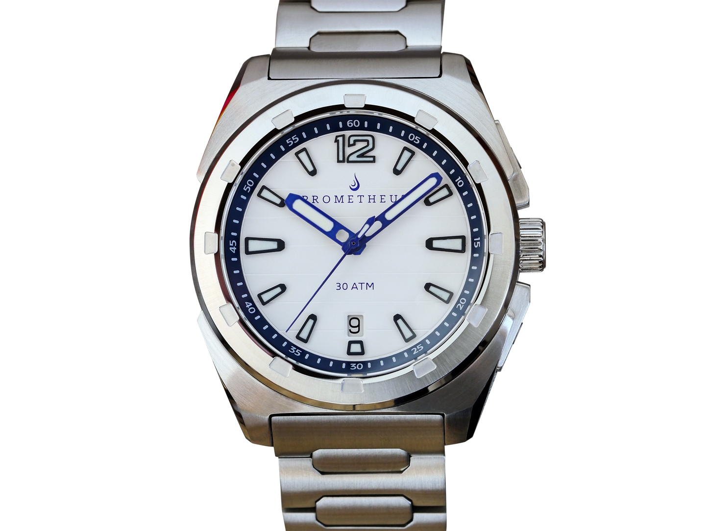 Prometheus Jamanta White Dial Date Miyota 9015