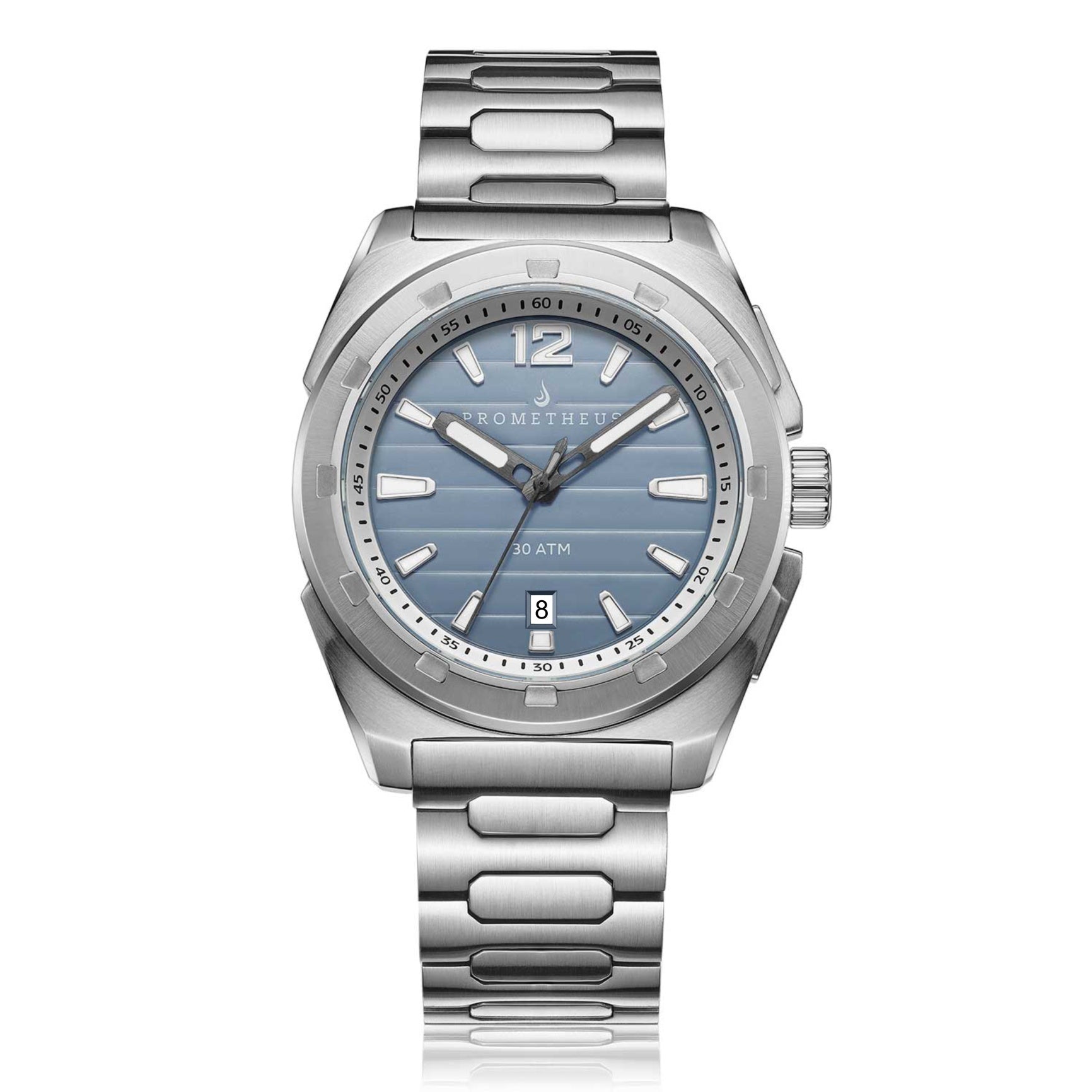 Prometheus Watch Company Jamanta Pastel Blue Dial Date (Miyota 9015)
