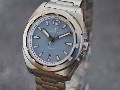 Prometheus Jamanta Pastel Blue Dial Date Miyota 9015