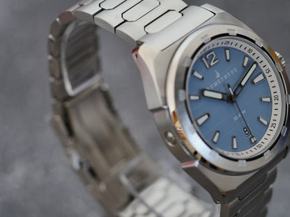 Prometheus Jamanta Pastel Blue Dial Date Miyota 9015