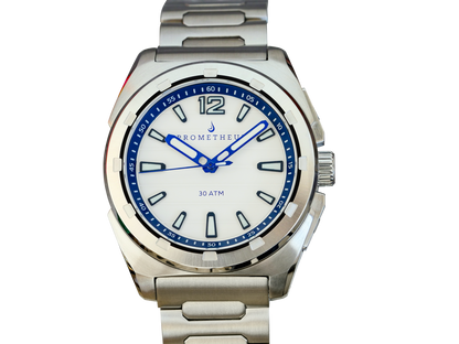 Prometheus Jamanta White Dial  No Date Miyota 9039