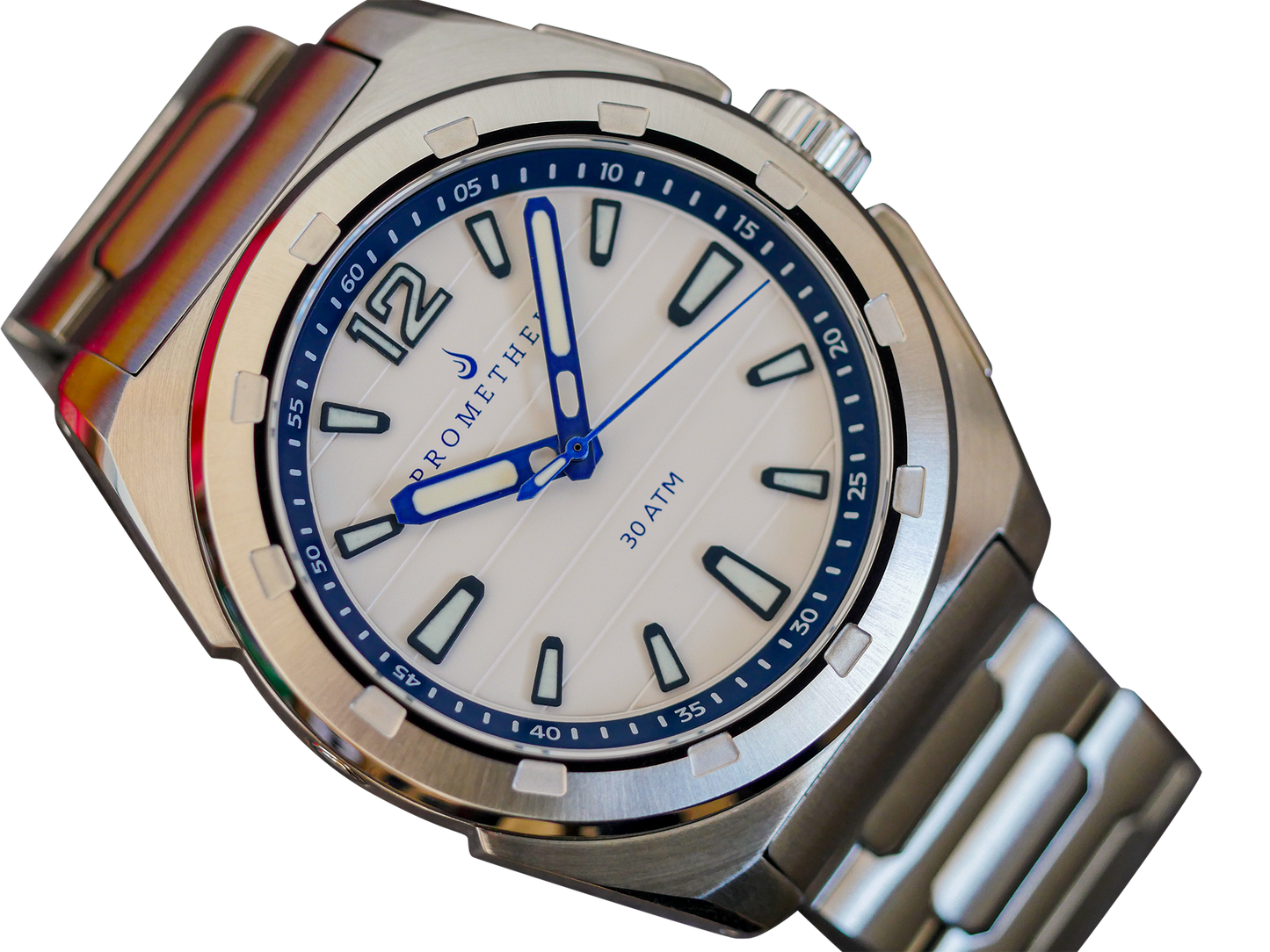 Prometheus Jamanta White Dial Date Miyota 9015